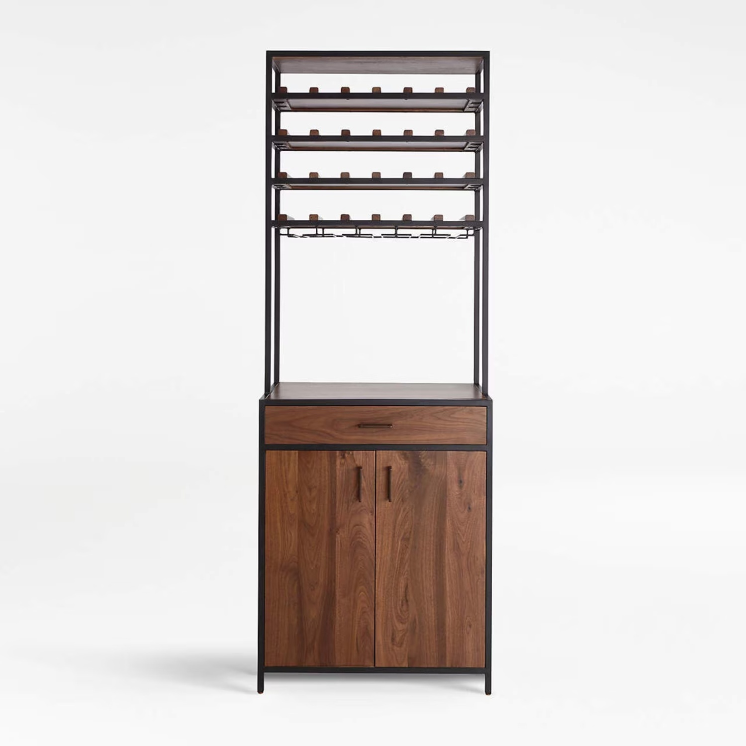 Crate & Barrel All Wood Wine Bar Cart  - image-4