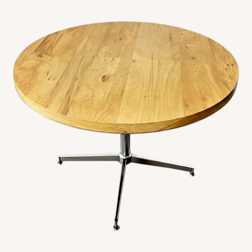 Used Vintage MCM Light Wood Dining Table for sale on AptDeco