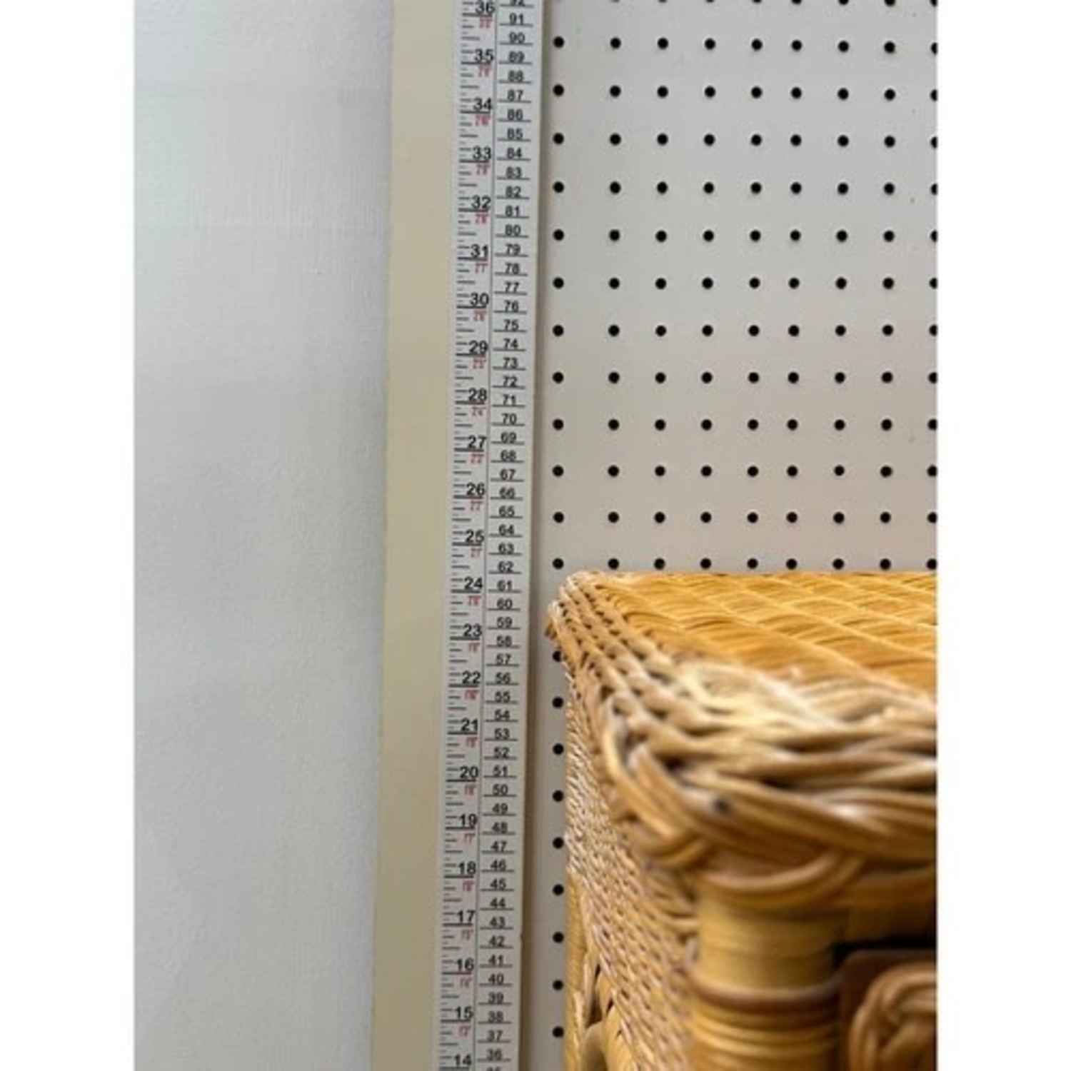 Vintage Wicker Rattan 1-Drawer Side Table - image-7