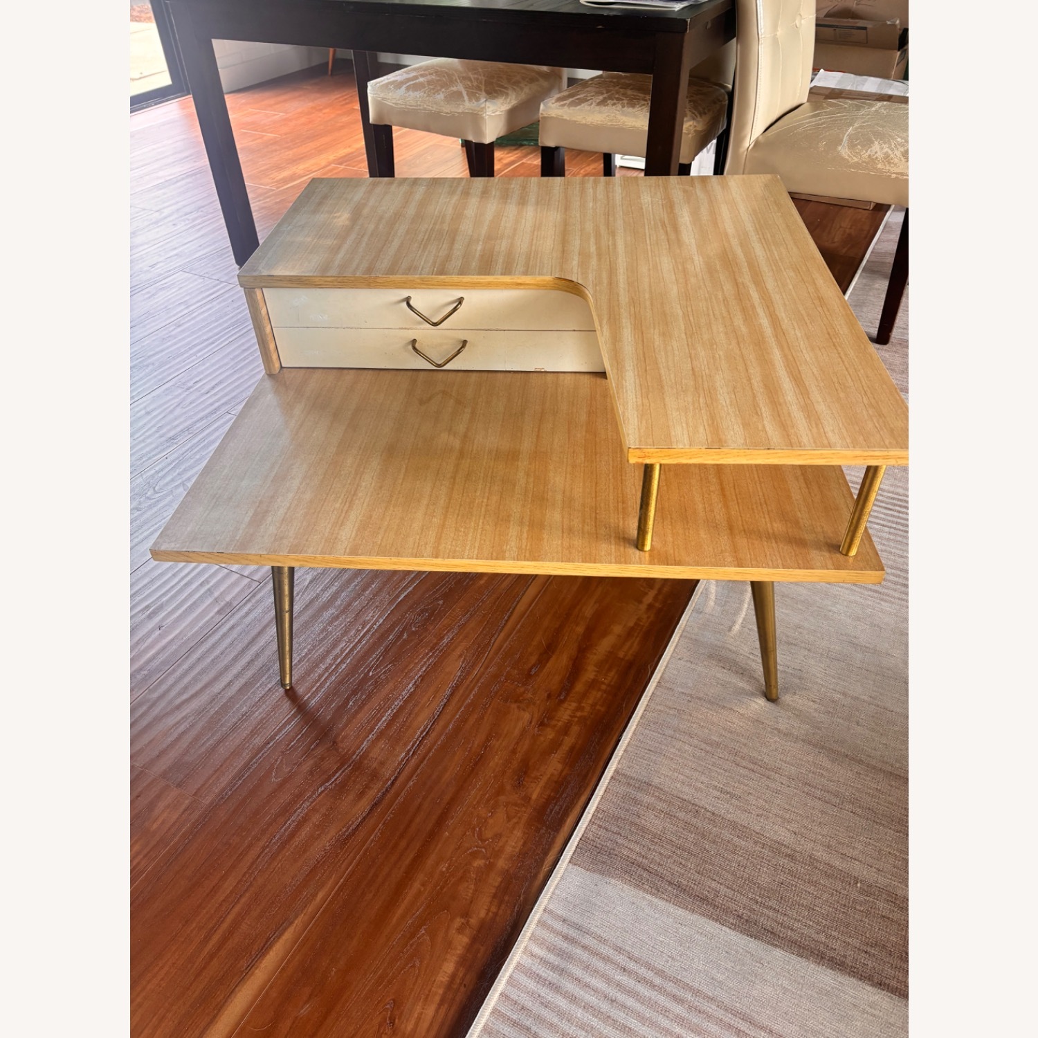 2 Mid-Century Modern Tiered Coffee Tables - image-2