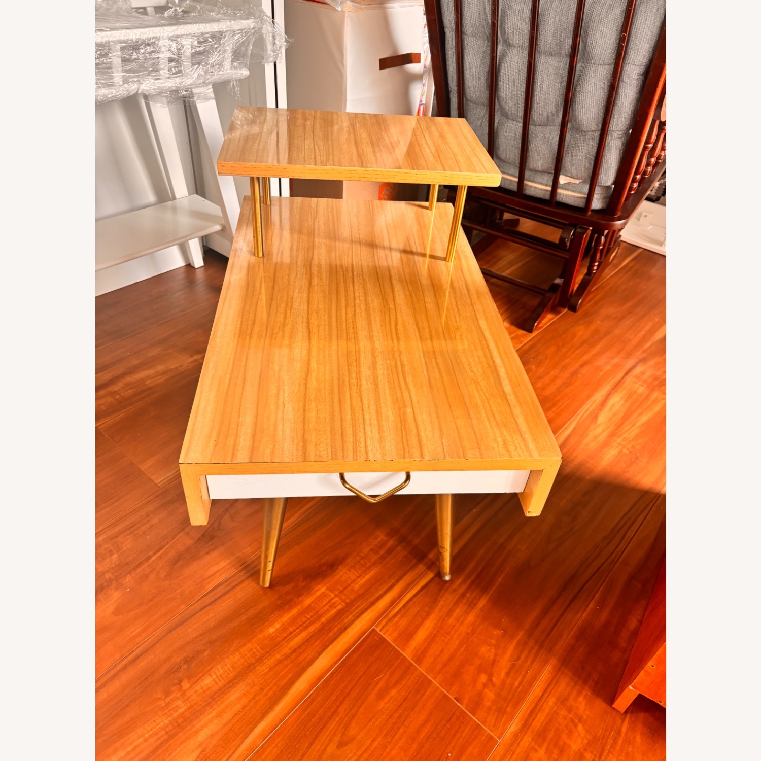 2 Mid-Century Modern Tiered Coffee Tables - image-3