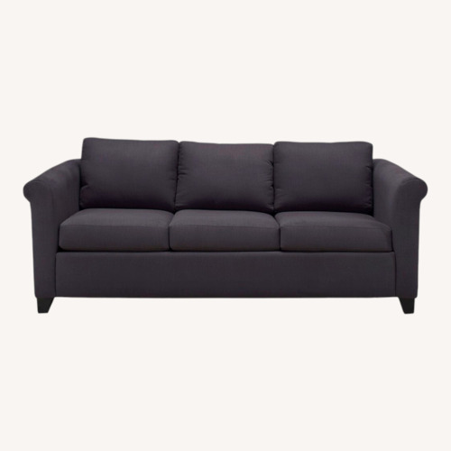 Used Raymour & Flanigan Phoebe Dark Gray Fabric Sleeper Sofa for sale on AptDeco