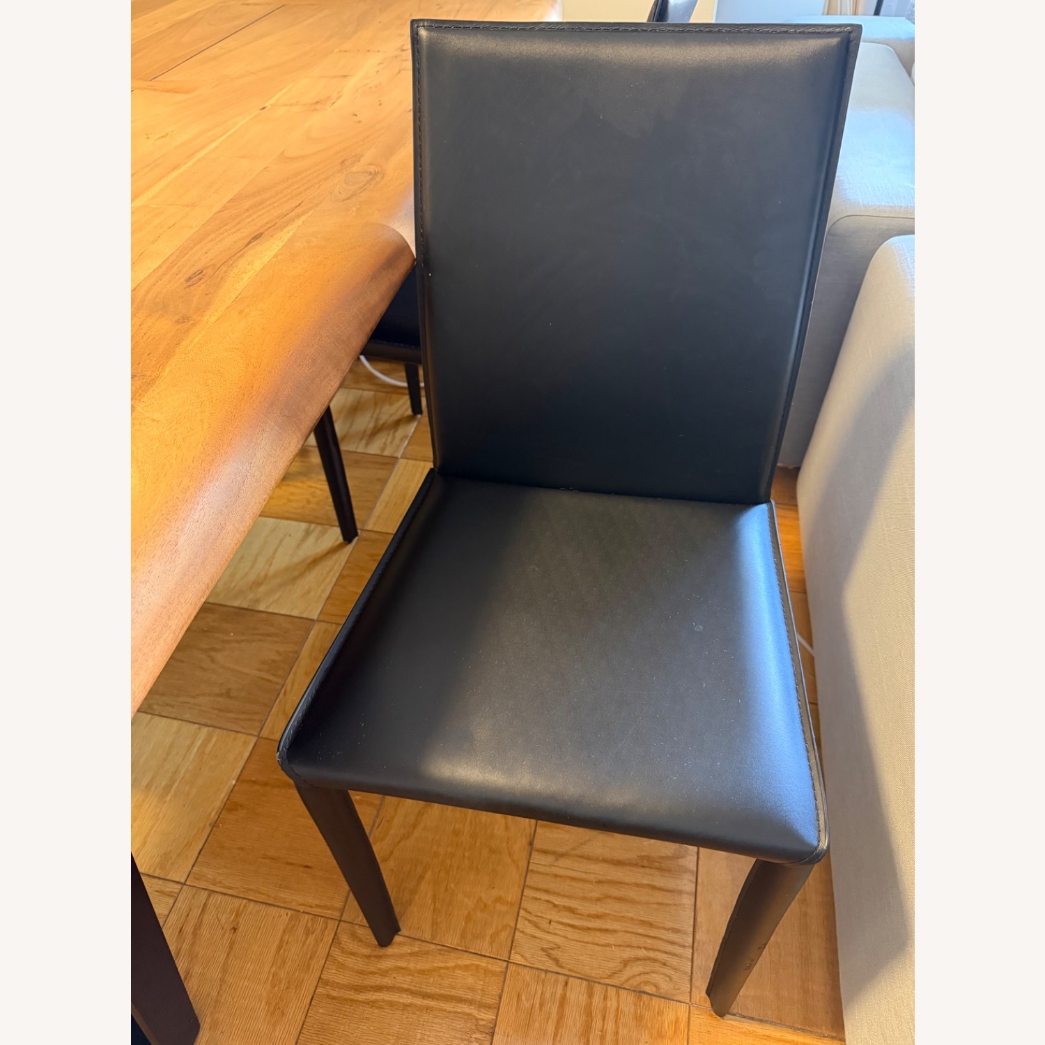 Crate & Barrel Yukon Solid Wood Dining Table and Chairs - image-4