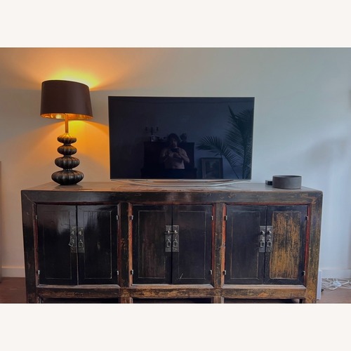 Used ABC Carpet and Home Dark Brown Wood Sideboard for sale on AptDeco