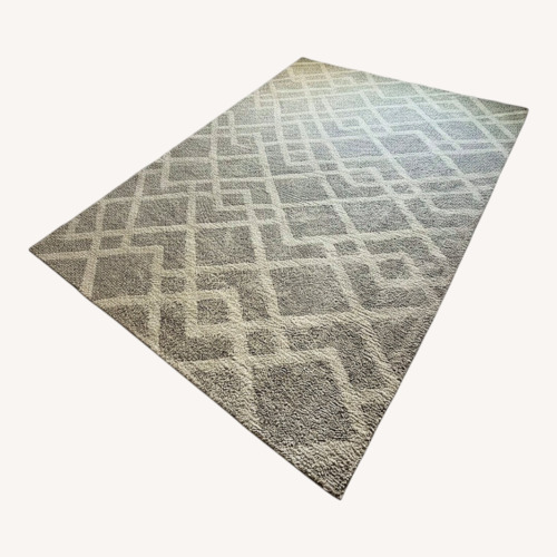 Used Light Gray Area Rug 8' x 10 for sale on AptDeco