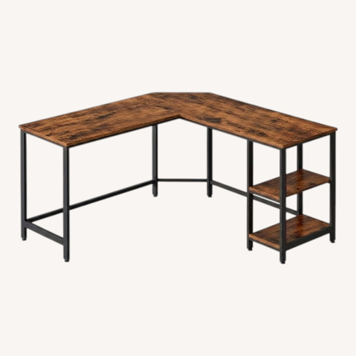 Used Wooden L Shaped desk for sale on AptDeco