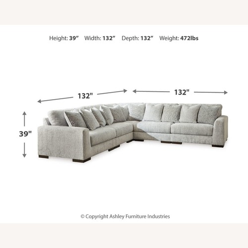 Used Ashley Furniture Regent Park 5-Piece Modular Sectional for sale on AptDeco
