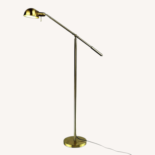 Used Gold Brass Floor Lamp for sale on AptDeco