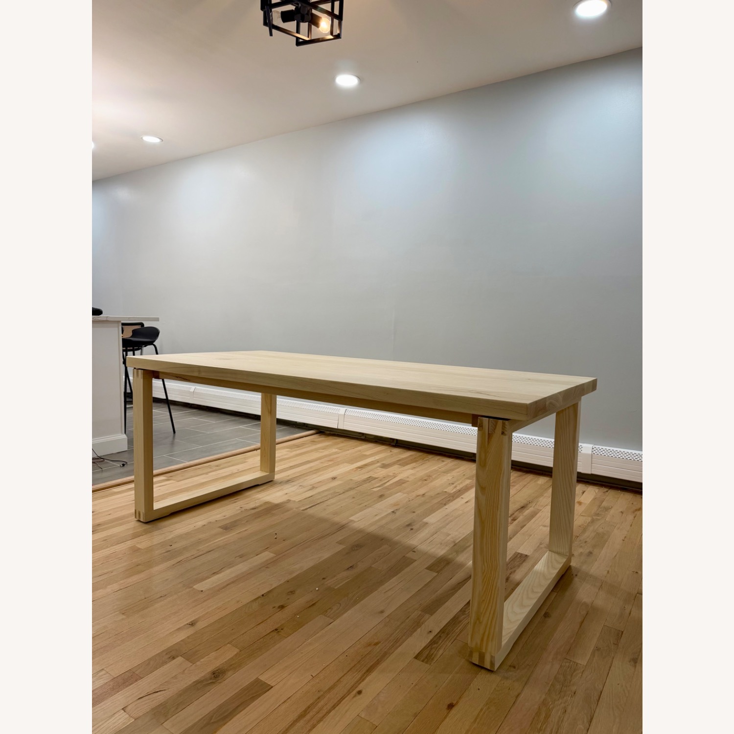 Natural Wood Dining Table - image-2