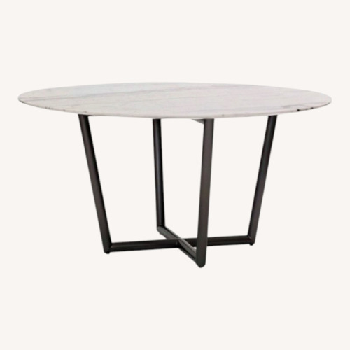 Used Mitchell Gold + Bob Williams White Dining Table for sale on AptDeco