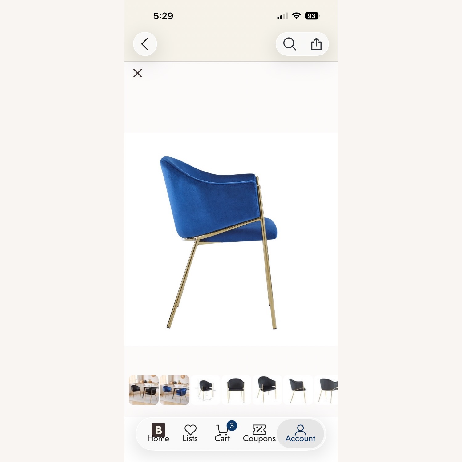 Aralyn Modern Upholstered Velvet Dining Chairs - image-4