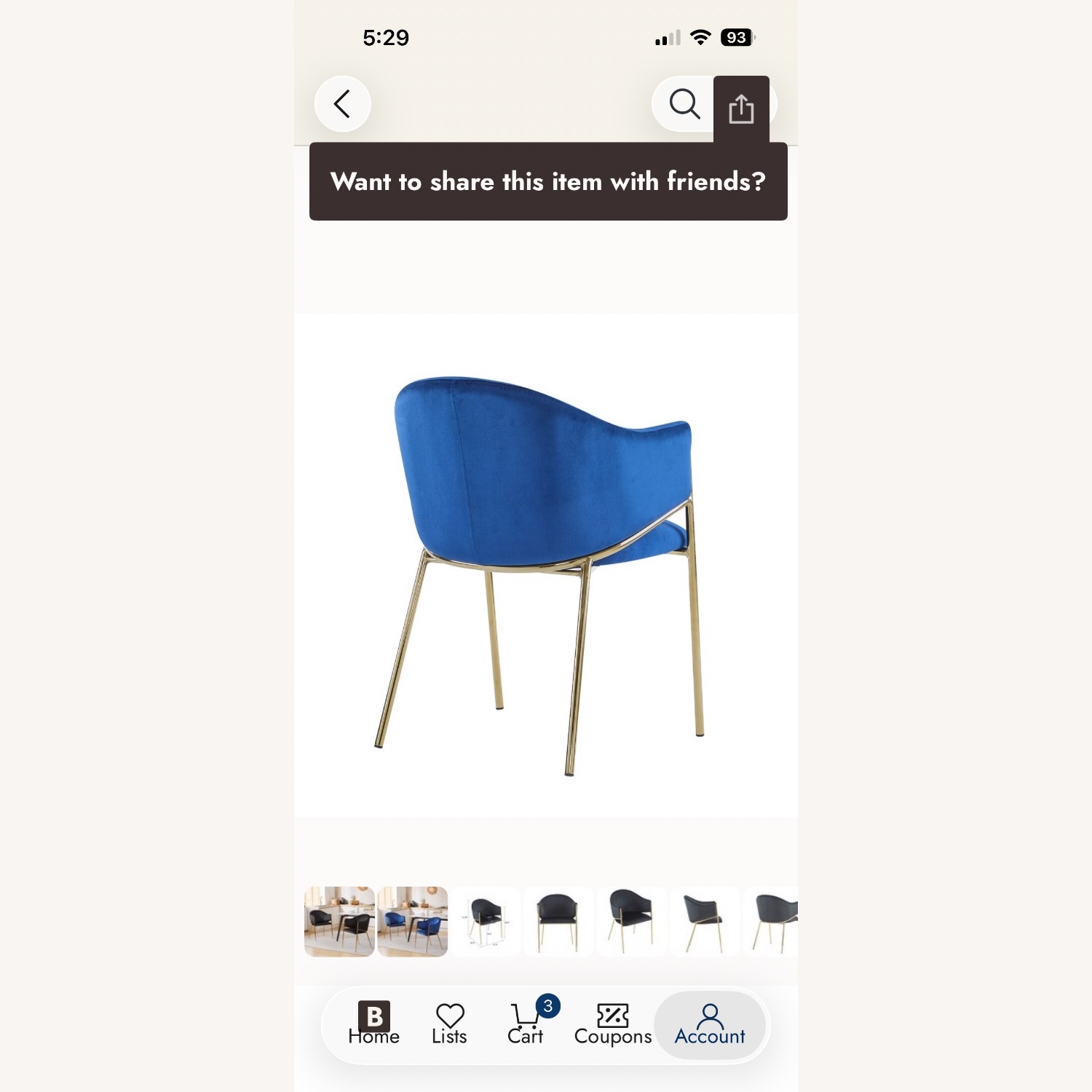 Aralyn Modern Upholstered Velvet Dining Chairs - image-2