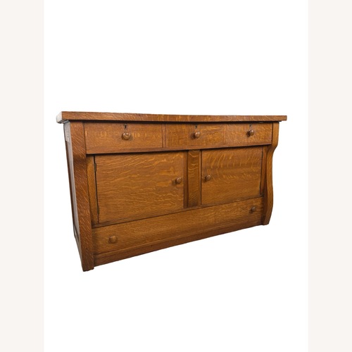 Used Early 20th Century Quarter-Sawn Oak Buffet for sale on AptDeco