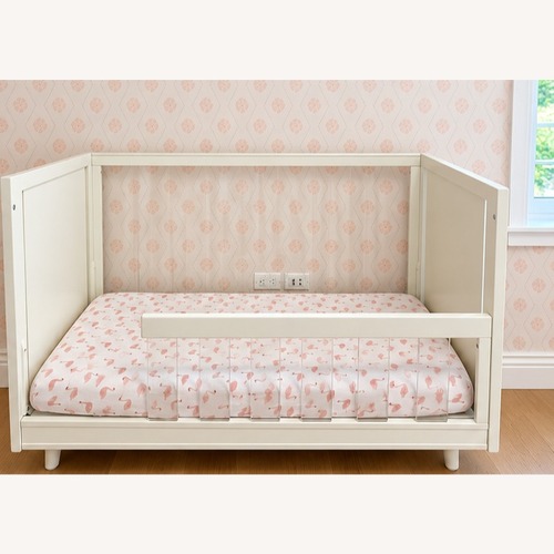 Used Pottery Barn Kids Sloan Acrylic Convertible Crib for sale on AptDeco