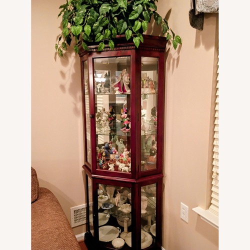 Used Lighted Curio Cabinet for sale on AptDeco
