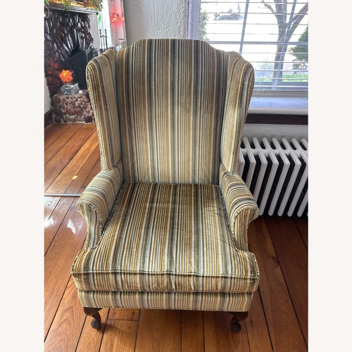 Used Vintage/Antique Finds Fabric Accent Chair for sale on AptDeco