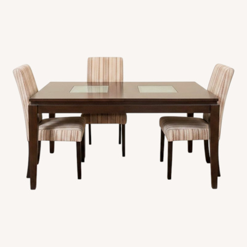Used Rooms To Go  Dark Brown Wood Dining Sets for sale on AptDeco