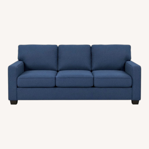 Used Pottery Barn Buchanan Blue 3+ Seater Sofa for sale on AptDeco