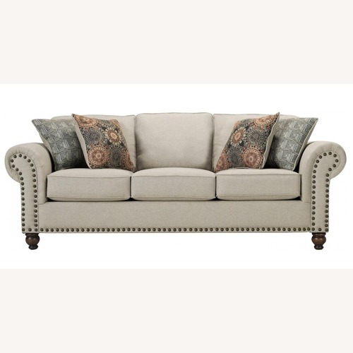 Used Raymour & Flanigan Fabric 3+ Seater Sofa for sale on AptDeco