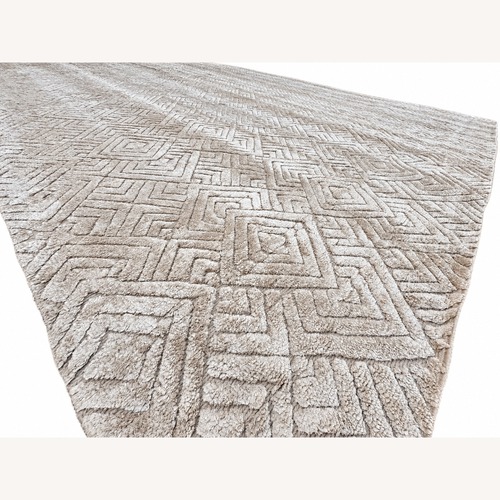 Used Restoration Hardware Talsari Silk & Wool Rug – 12' × 15' Wheat for sale on AptDeco