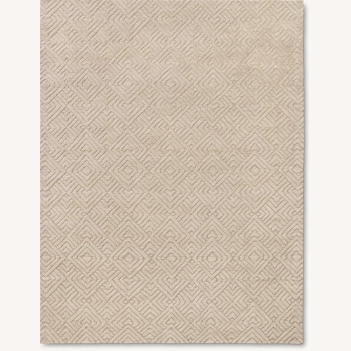 Used Restoration Hardware Talsari Silk & Wool Rug – 12' × 15' Wheat for sale on AptDeco