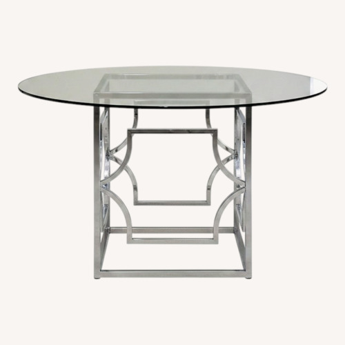 Used Z Gallery Glass Dining Room Table for sale on AptDeco