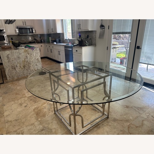 Used Z Gallery Glass Dining Room Table for sale on AptDeco