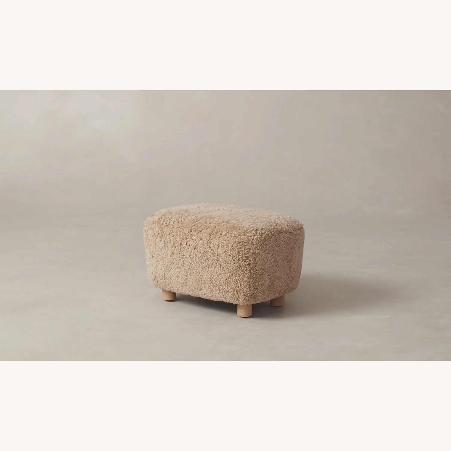 Maiden Home Perry Light Brown Ottoman - image-4