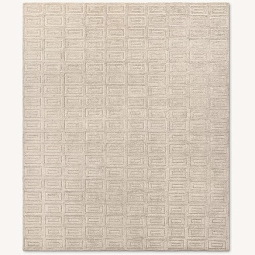 Used Restoration Hardware Rajouri Silk & Wool Rug – 9' × 12' Sand for sale on AptDeco