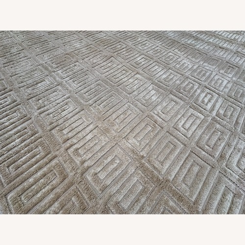 Used Restoration Hardware Rajouri Silk & Wool Rug – 9' × 12' Sand for sale on AptDeco