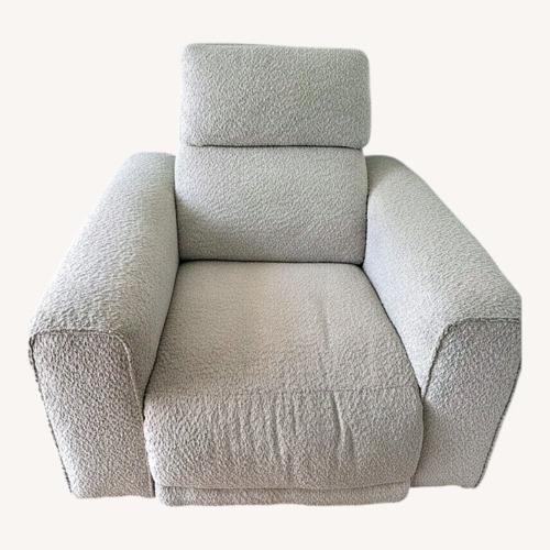 Used Ashley Leg and Headrest Fabric Recliner  for sale on AptDeco