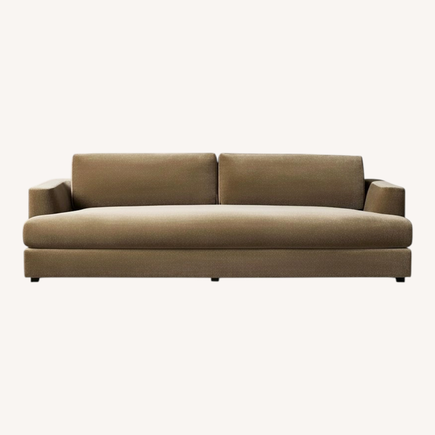 Maiden Home Varick Performance Velvet Cider Sofa - image-0