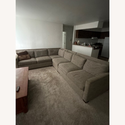 Used Bernhardt Dark Gray 2 Piece Sectional for sale on AptDeco