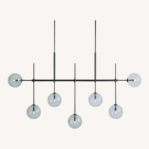 Used Arhaus Black Metal Ceiling Lamp for sale on AptDeco