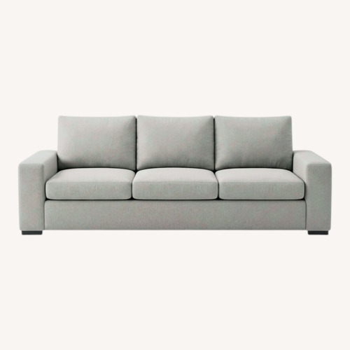 Used Ethan Allen Light Gray Fabric 3+ Seater Sofa for sale on AptDeco