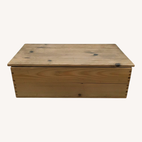 Used Light Brown Wood Chest for sale on AptDeco