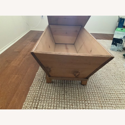 Used Light Brown Wood Chest for sale on AptDeco