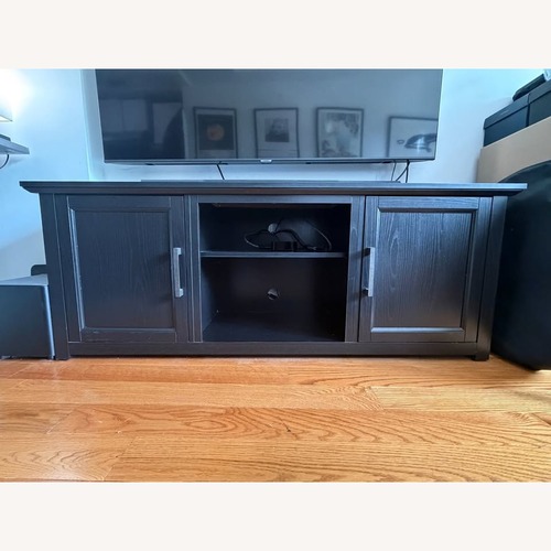 Used Wayfair Black Wood Media Storage for sale on AptDeco