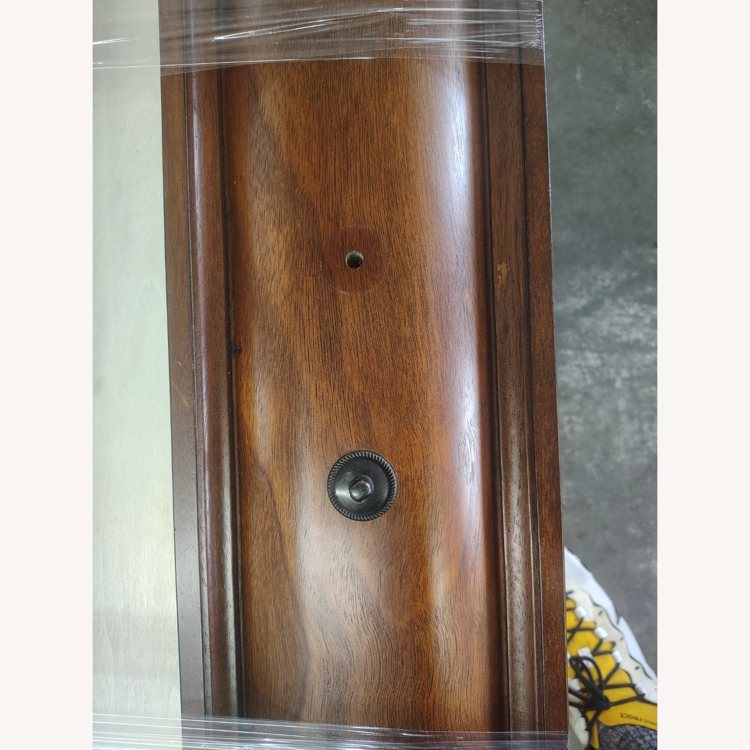 Dark Brown Wood Full Bed - image-4