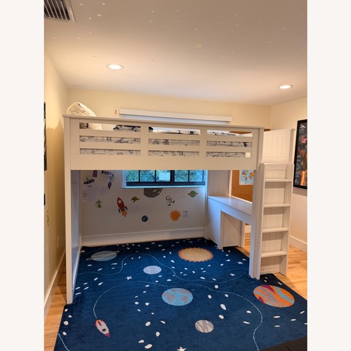 Used Pottery Barn Kids Belden Loft Bed Full Size for sale on AptDeco