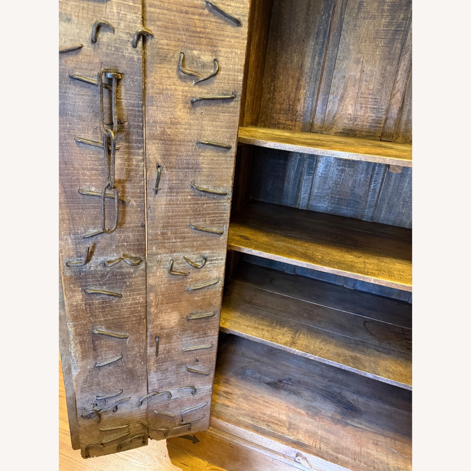 Vintage Armoire with Antique Indian Haveli Doors - image-23