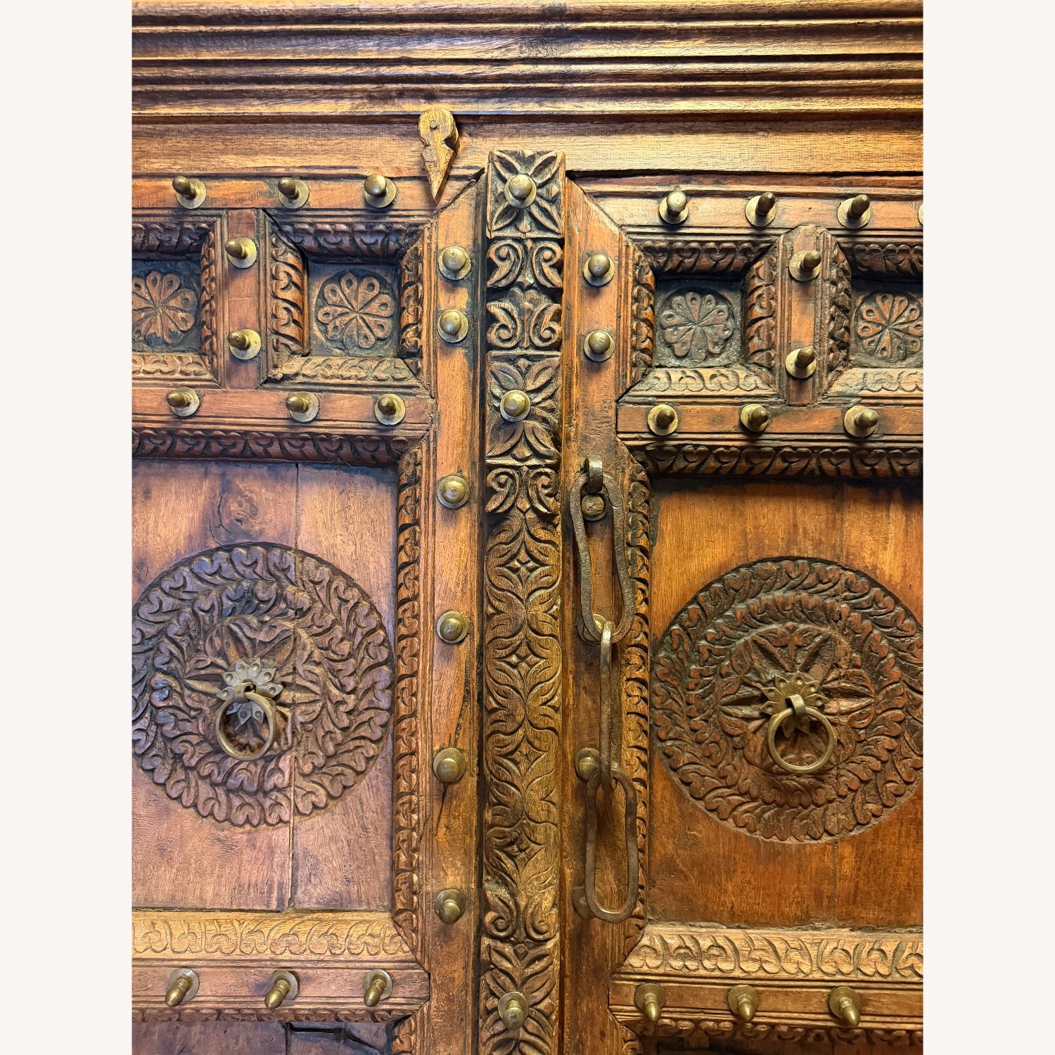 Vintage Armoire with Antique Indian Haveli Doors - image-20