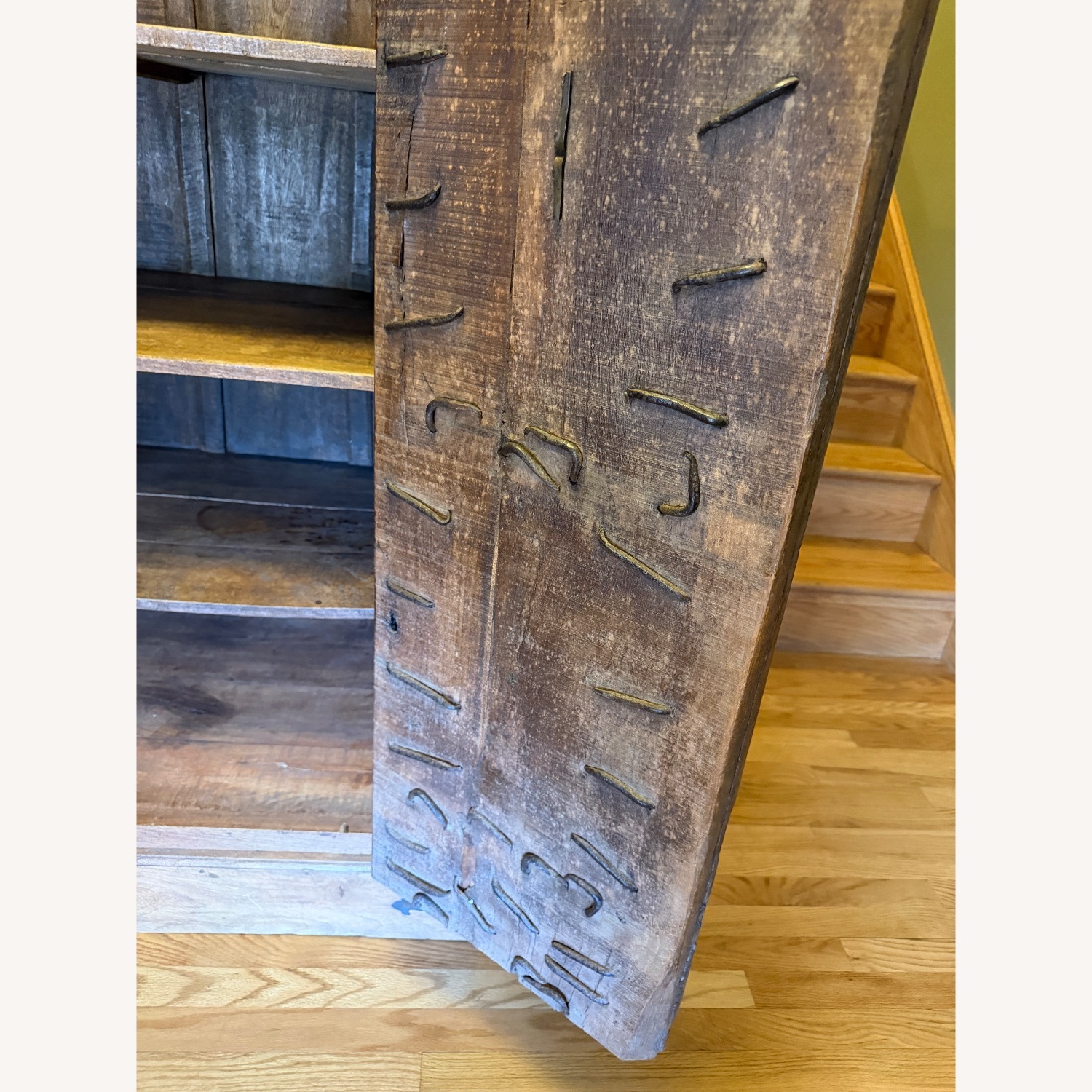 Vintage Armoire with Antique Indian Haveli Doors - image-25