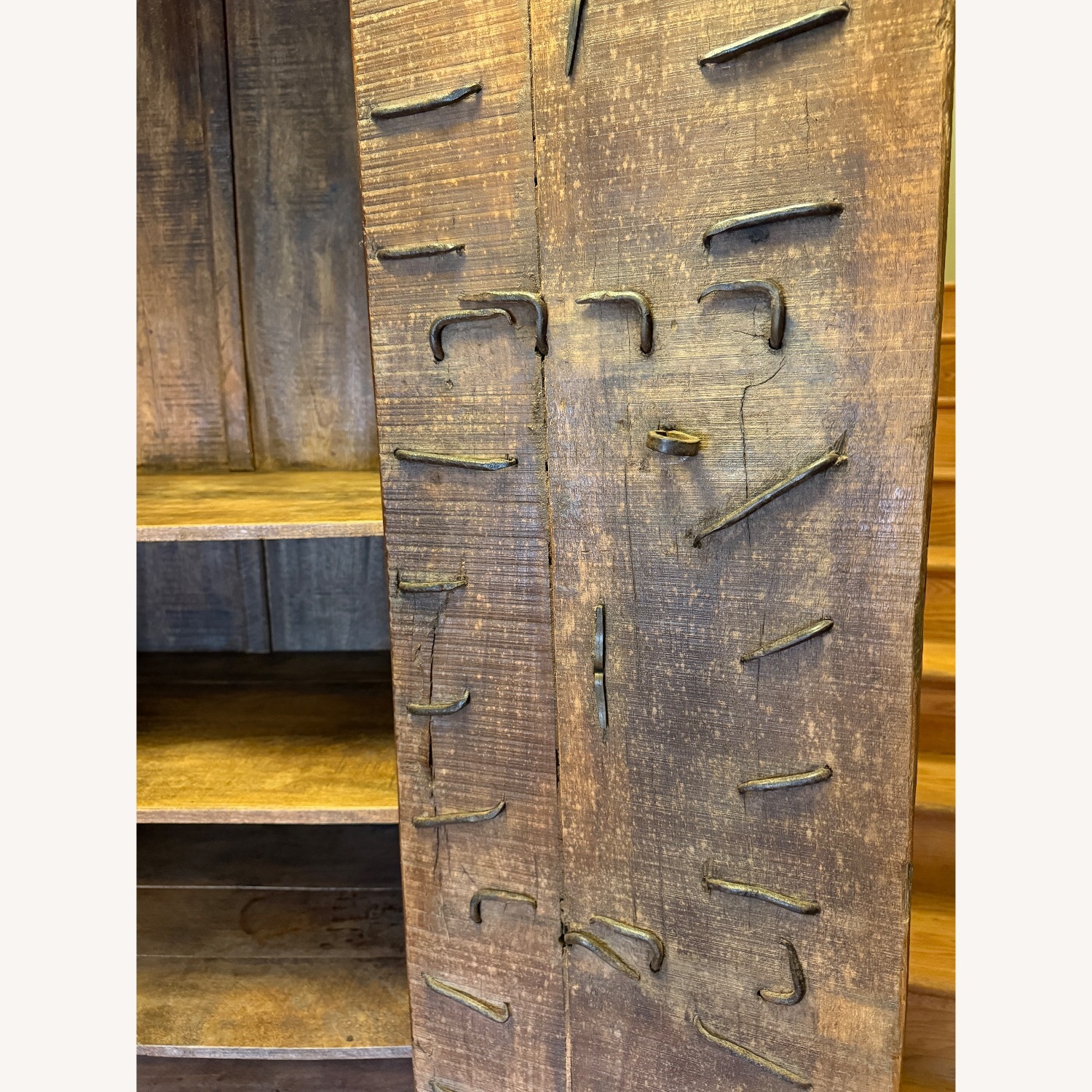 Vintage Armoire with Antique Indian Haveli Doors - image-36