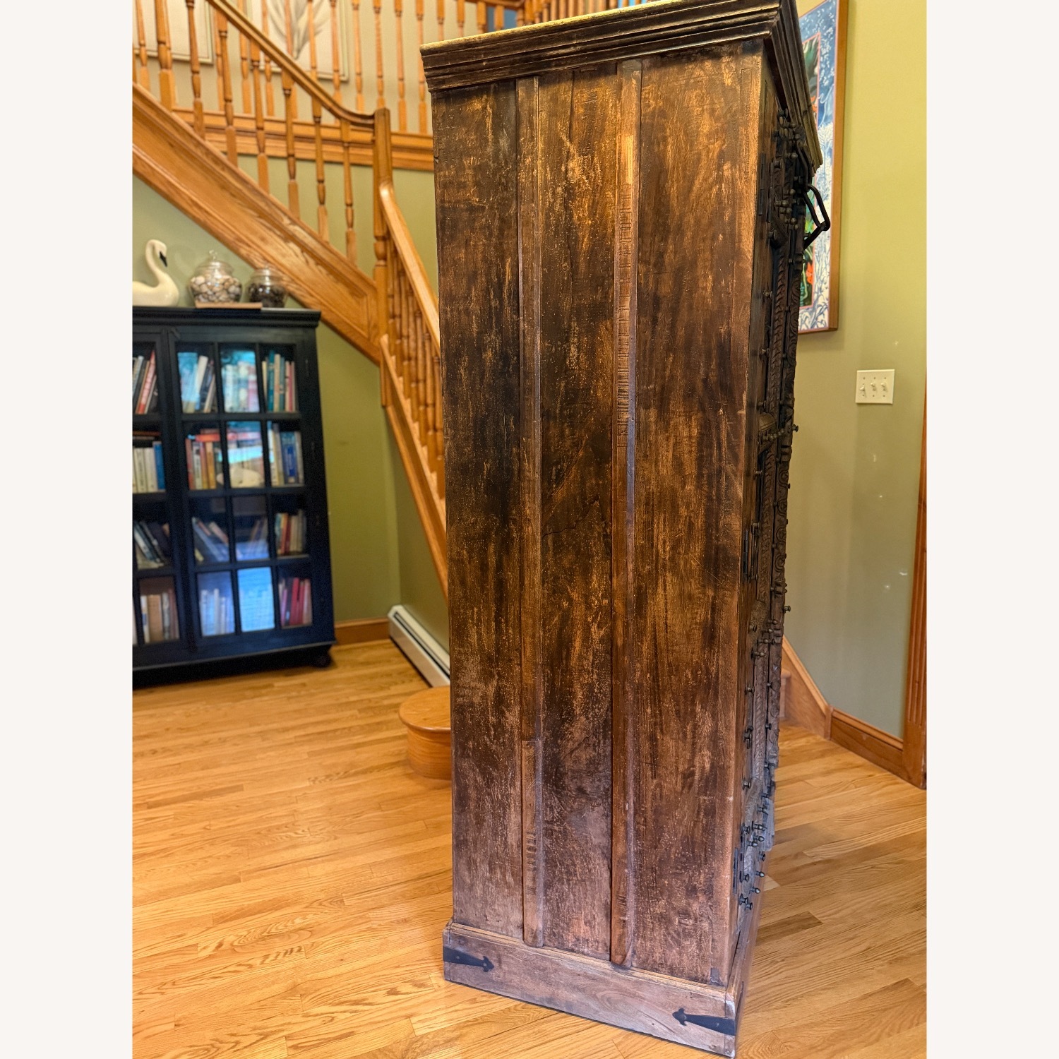 Vintage Armoire with Antique Indian Haveli Doors - image-37
