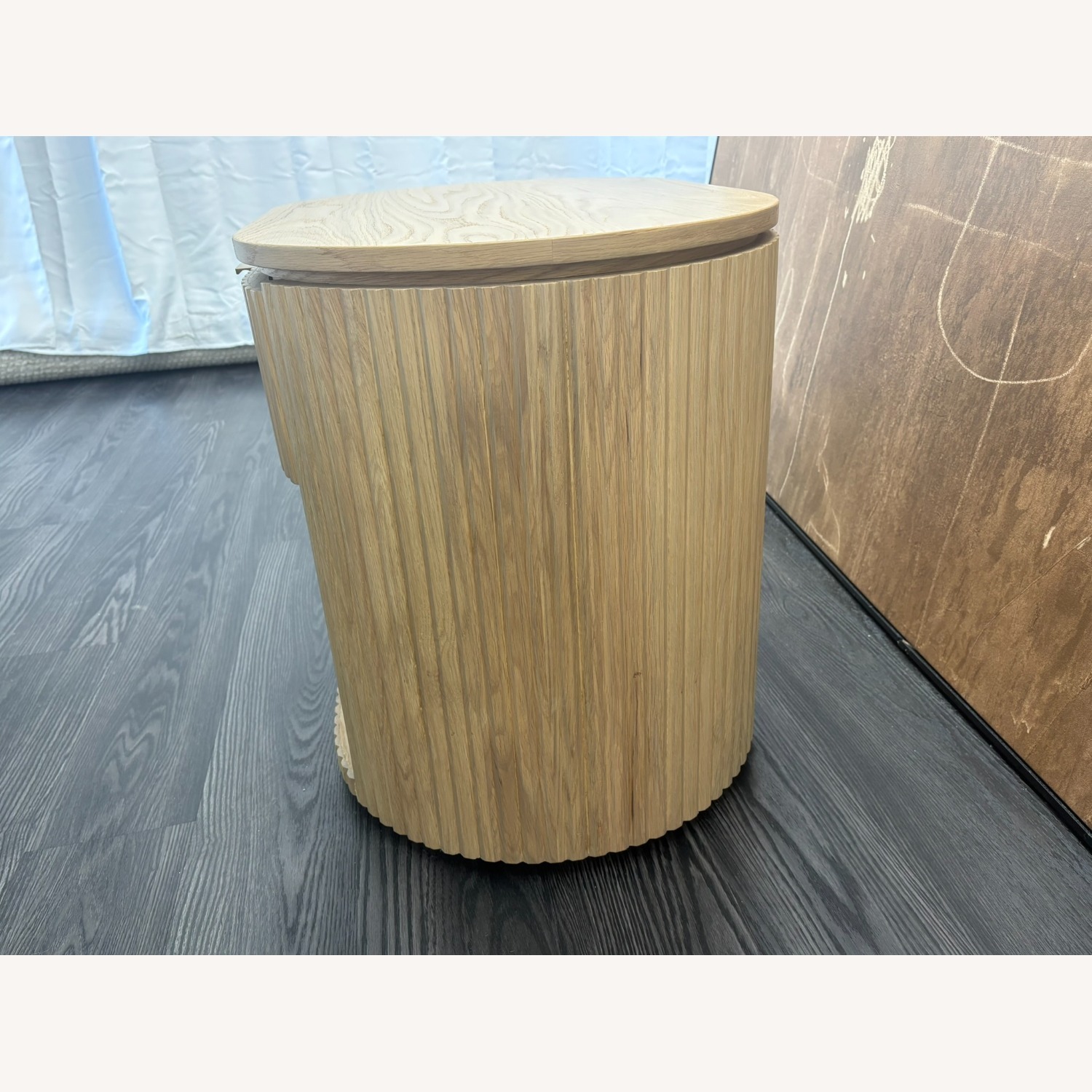 Restoration Hardware Byron Open Nightstand – 32" Light Oak | - image-9