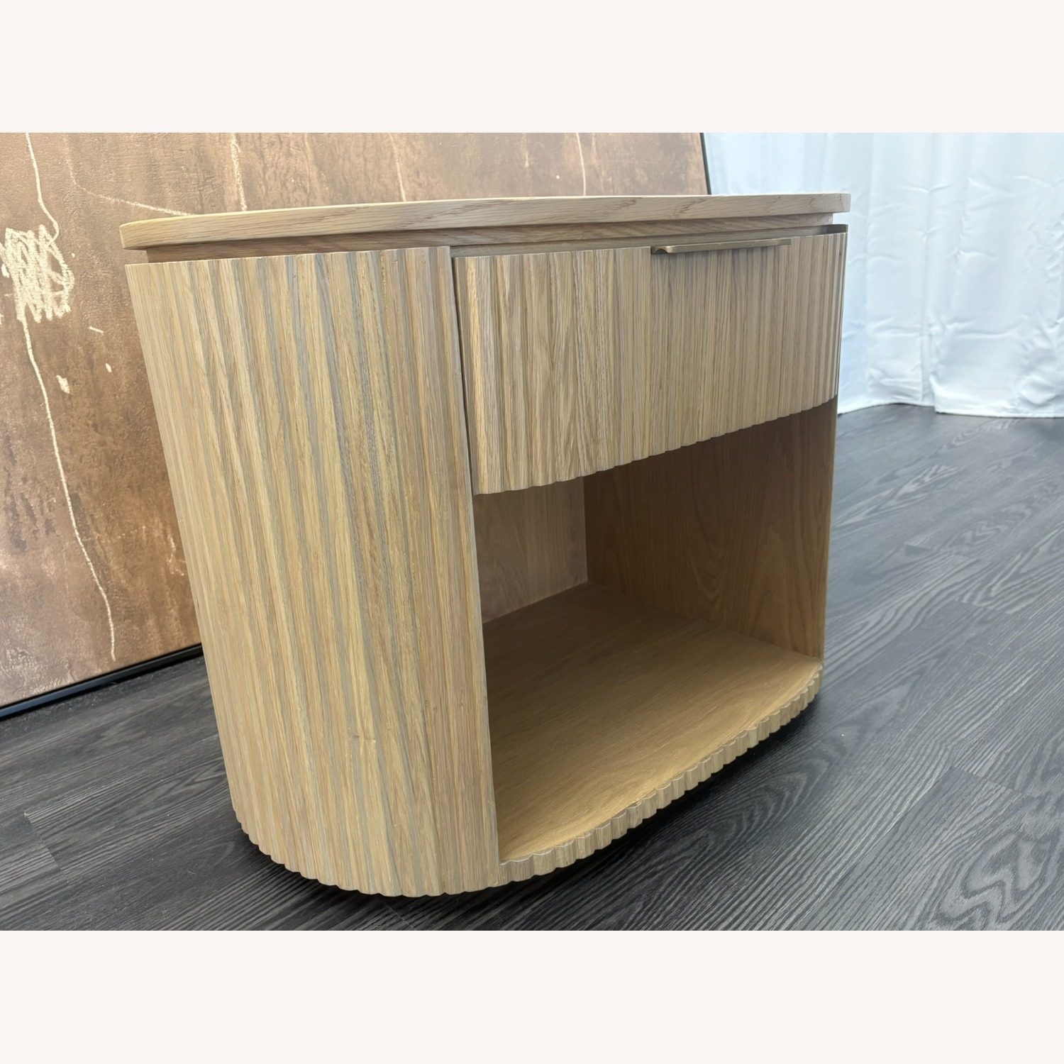 Restoration Hardware Byron Open Nightstand – 32" Light Oak | - image-5