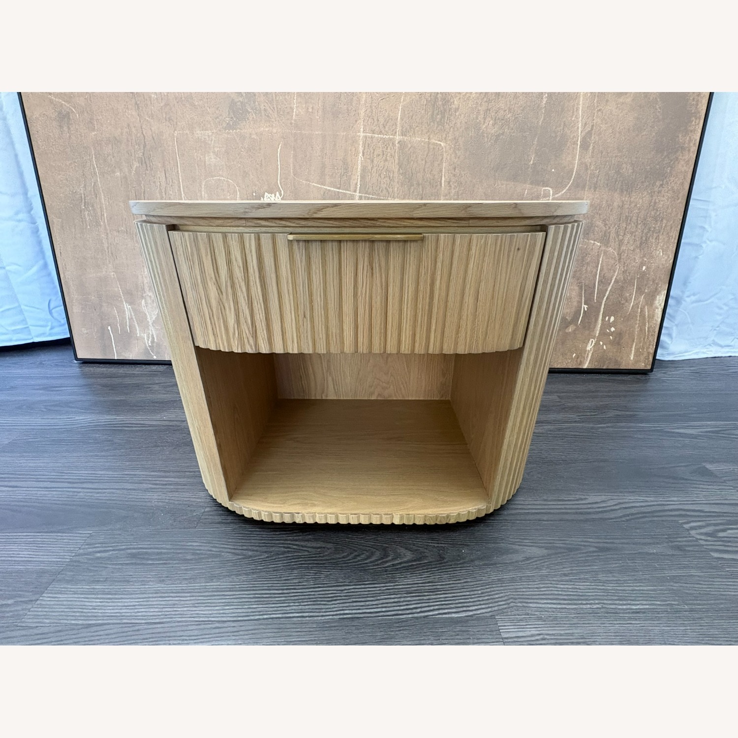 Restoration Hardware Byron Open Nightstand – 32" Light Oak | - image-12