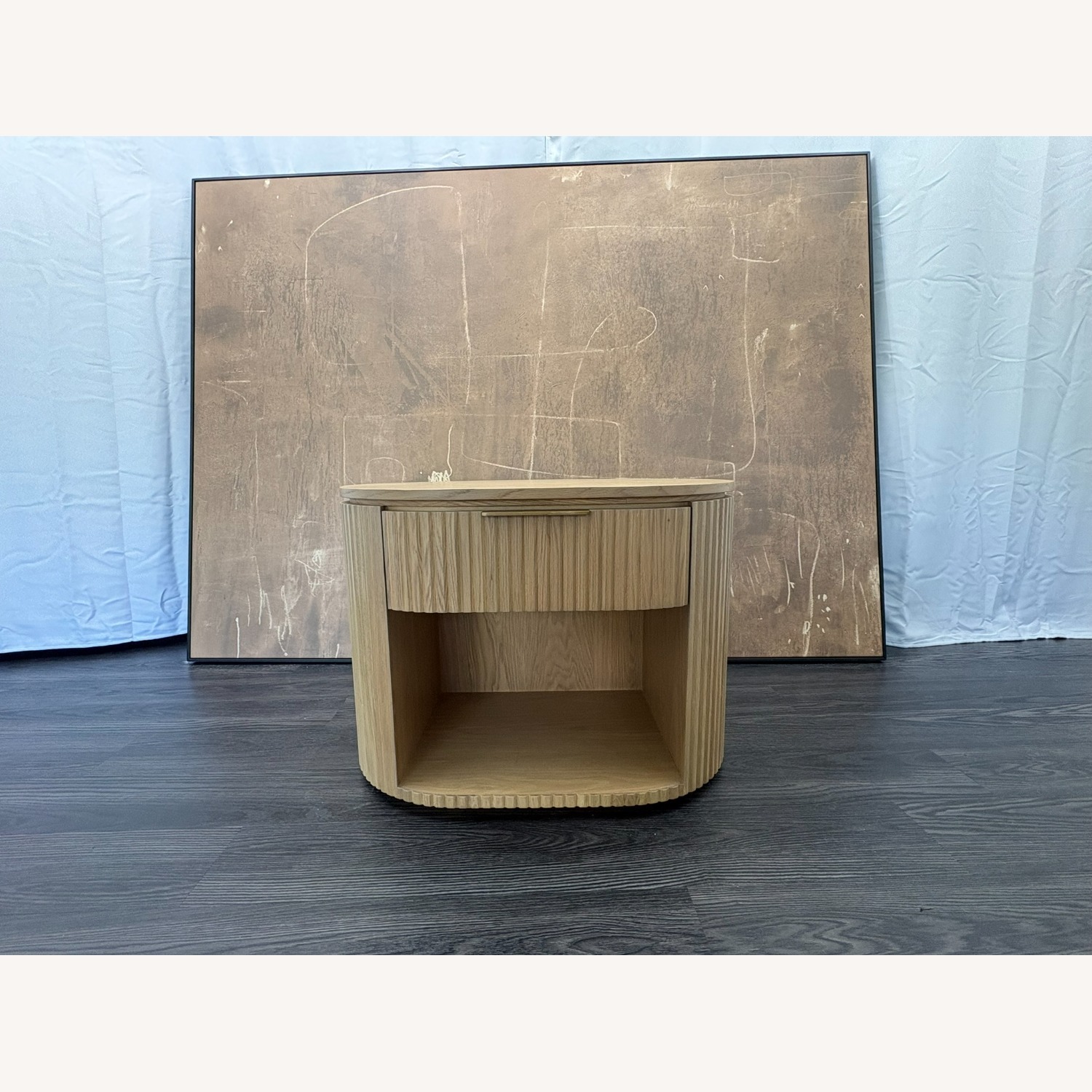 Restoration Hardware Byron Open Nightstand – 32" Light Oak | - image-1