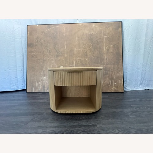 Used Restoration Hardware Byron Open Nightstand – 32" Light Oak | for sale on AptDeco